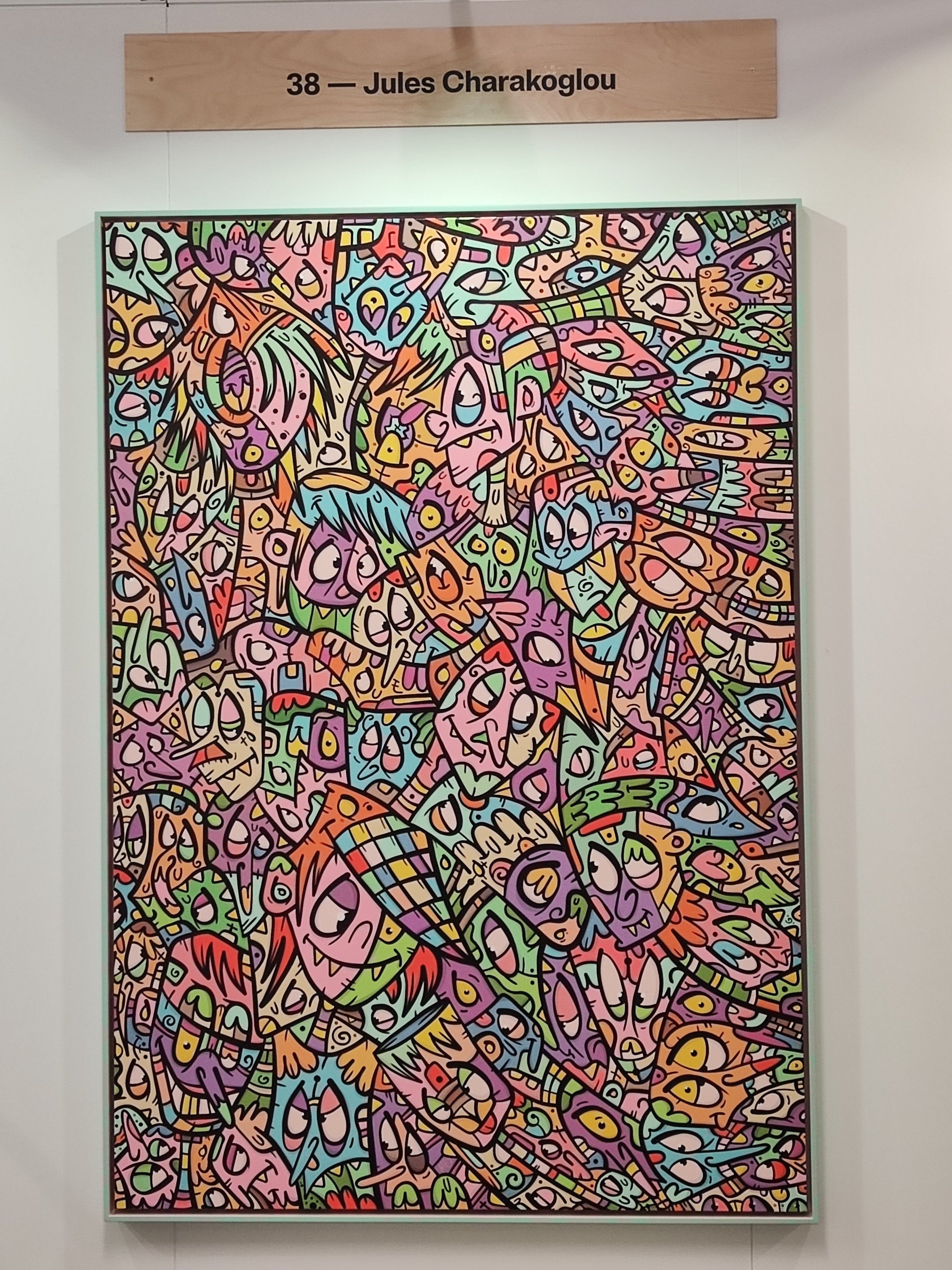 colorful faces painting
